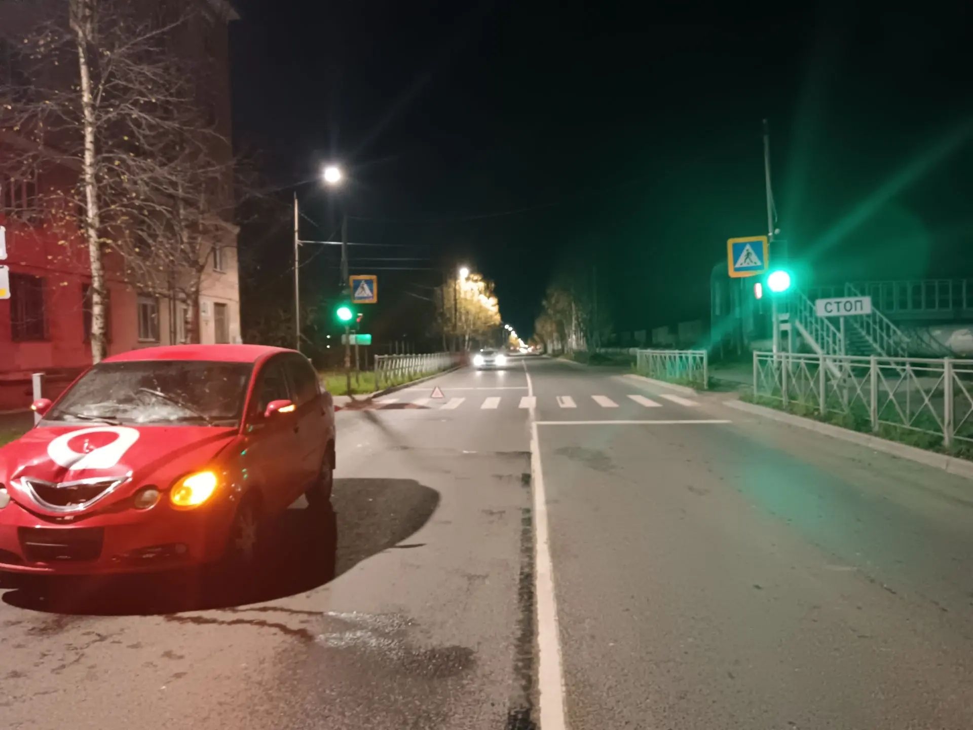 На Первомайской сбит пешеход, перебегавший дорогу на красный